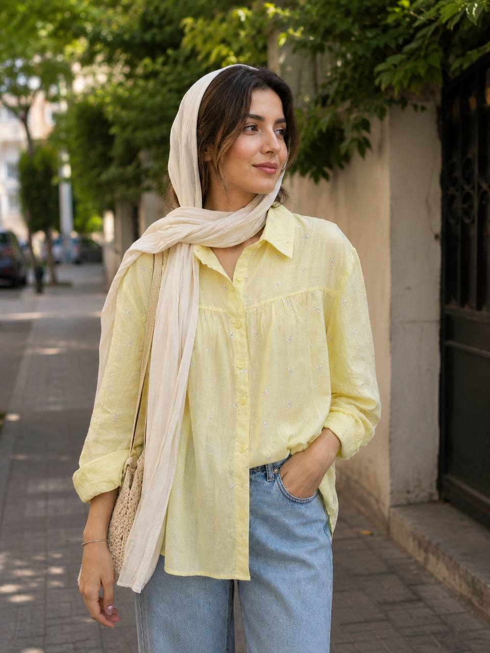 شومیز زنانه شیشه ای ، خنک و شیک